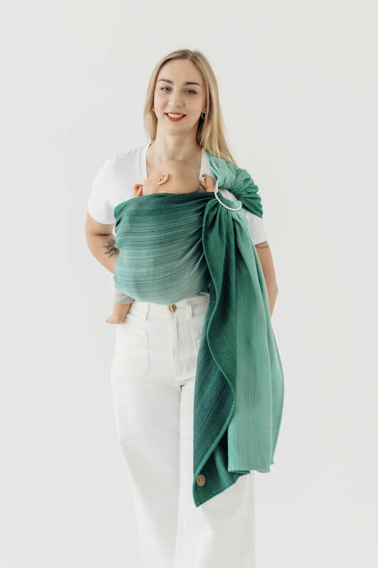 Ringslynge, Størrelse Standard 1,8 m, LITTLE HERRINGBONE  #babywearing