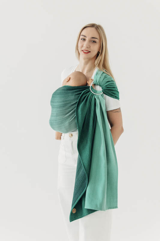 Ringslynge, Størrelse Standard 1,8 m, LITTLE HERRINGBONE  #babywearing