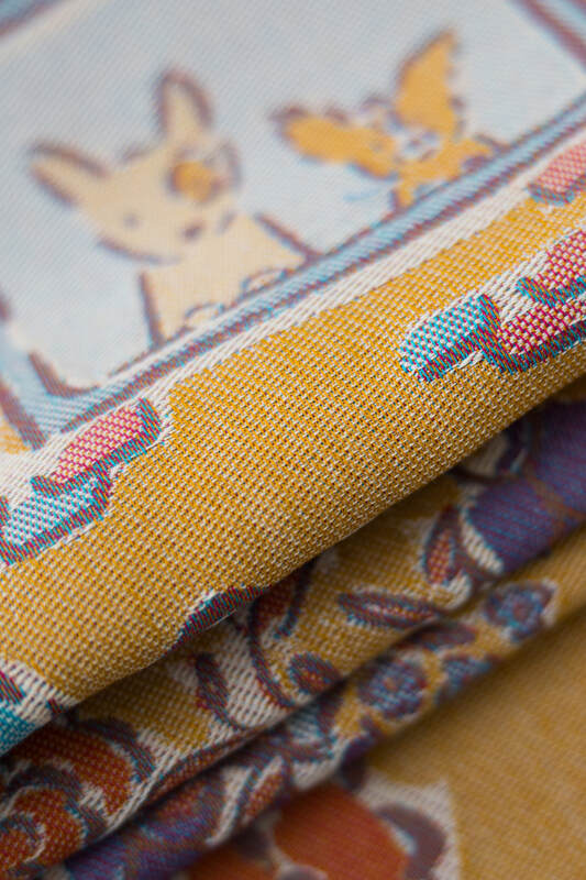 LennyUpGrade PRO Carrier, Standard Size, jacquard weave 100% cotton - WINDOW WOOFS #babywearing