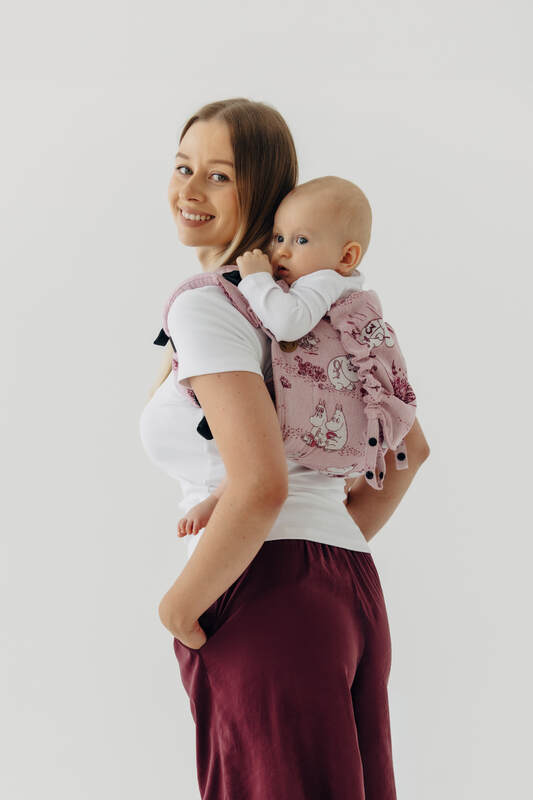 Onbuhimo PRO SAD LennyLamb, talla estándar, jacquard (100% algodón) - MOOMINVALLEY - SHOW ME #babywearing