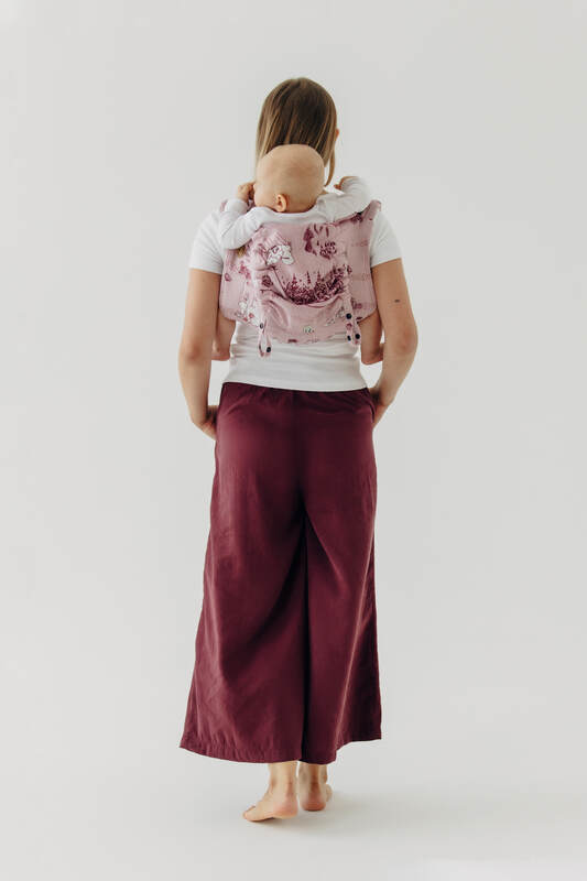Onbuhimo PRO SAD LennyLamb, talla estándar, jacquard (100% algodón) - MOOMINVALLEY - SHOW ME #babywearing
