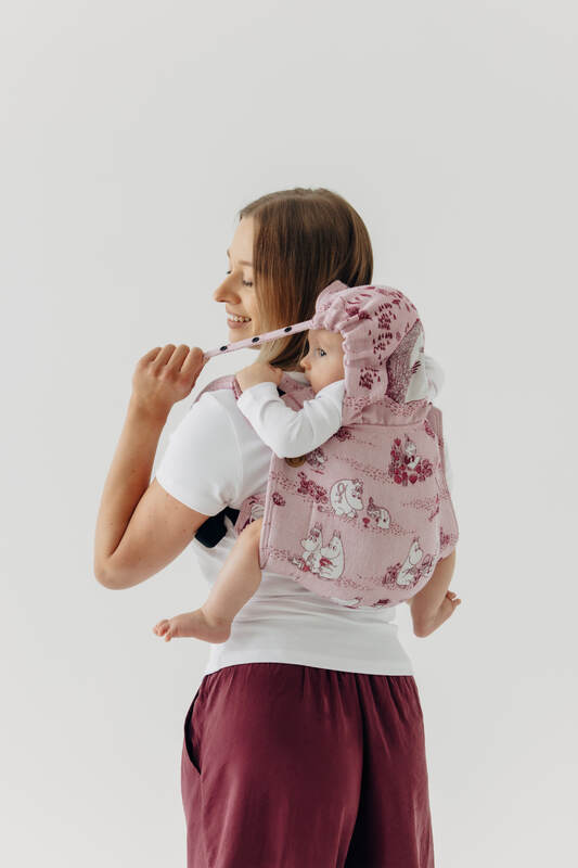 Onbuhimo PRO SAD LennyLamb, talla estándar, jacquard (100% algodón) - MOOMINVALLEY - SHOW ME #babywearing