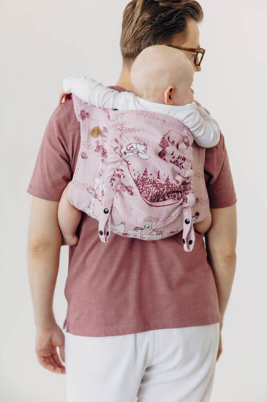 Onbuhimo PRO SAD LennyLamb, talla estándar, jacquard (100% algodón) - MOOMINVALLEY - SHOW ME #babywearing