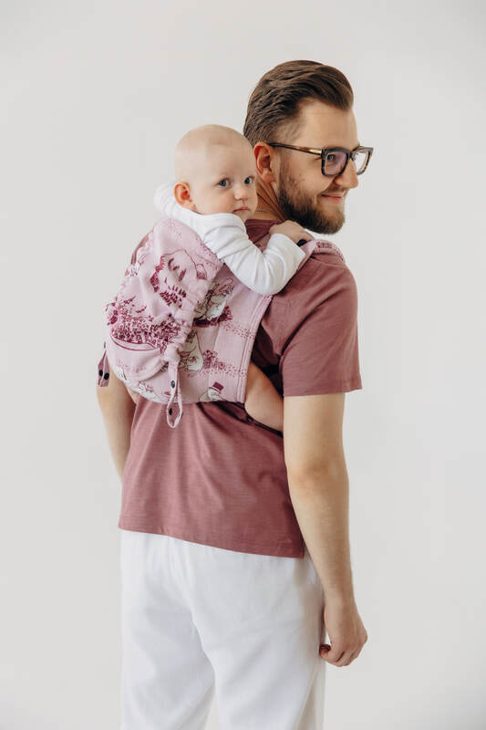 Onbuhimo PRO SAD LennyLamb, talla estándar, jacquard (100% algodón) - MOOMINVALLEY - SHOW ME #babywearing