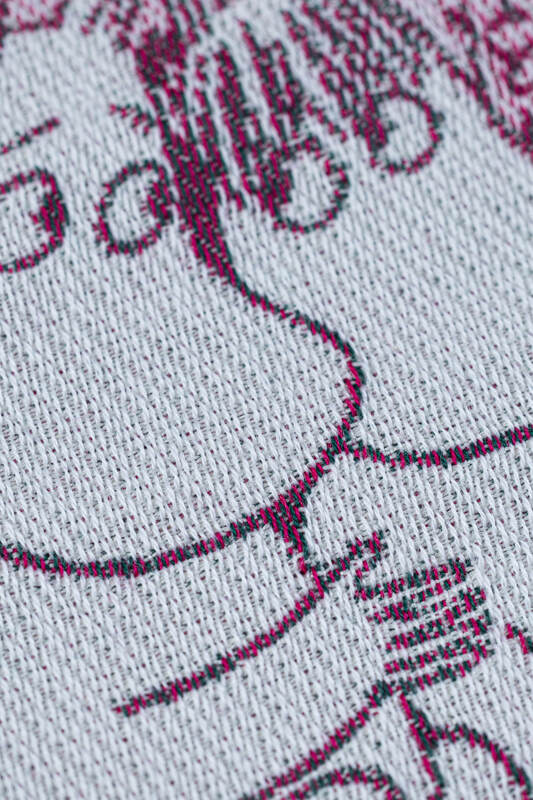 Onbuhimo PRO SAD LennyLamb, talla estándar, jacquard (100% algodón) - MOOMINVALLEY - SHOW ME #babywearing