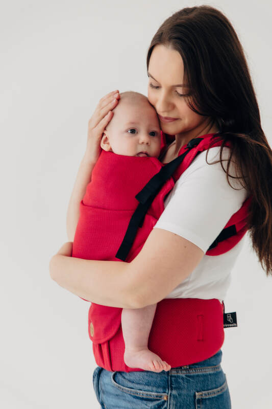 My First Baby Carrier - LennyUpGrade Carrier PRO, Standard Size, herringbone weave 100% cotton - LITTLE HERRINGBONE SEDONA #babywearing