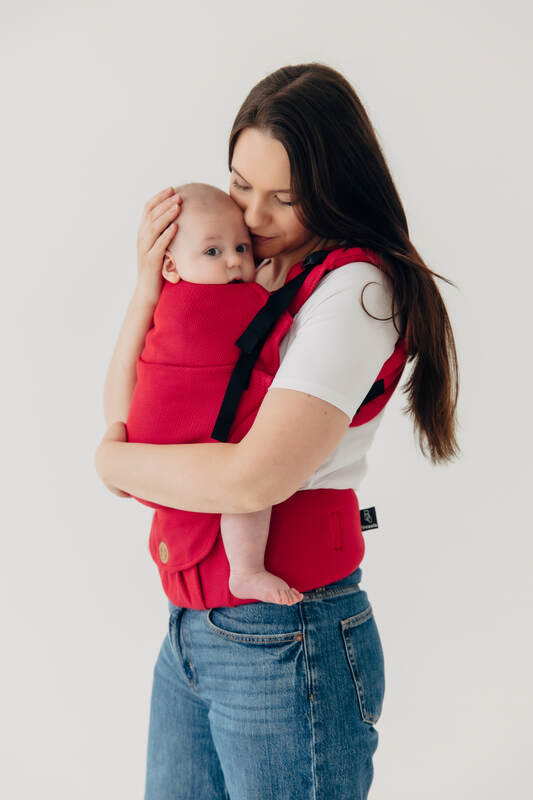 My First Baby Carrier - LennyUpGrade Carrier PRO, Standard Size, herringbone weave 100% cotton - LITTLE HERRINGBONE SEDONA #babywearing