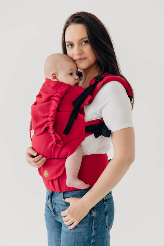 My First Baby Carrier - LennyUpGrade Carrier PRO, Standard Size, herringbone weave 100% cotton - LITTLE HERRINGBONE SEDONA #babywearing