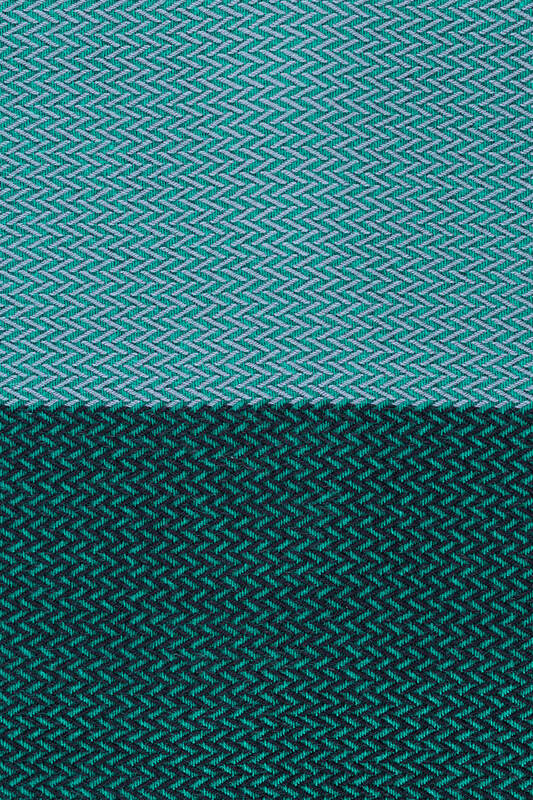RingSling, Jacquardwebung (100% Baumwolle), mit Raffung an den Ringen - LITTLE HERRINGBONE SALSA - standard 1.8m #babywearing