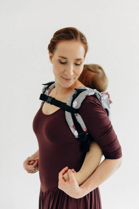 Lenny Buckle Onbuhimo PRO Tragehilfe, Größe Standard, Jacquardwebung (100% Baumwolle) - MOOMINMAMMA - ROOTED #babywearing