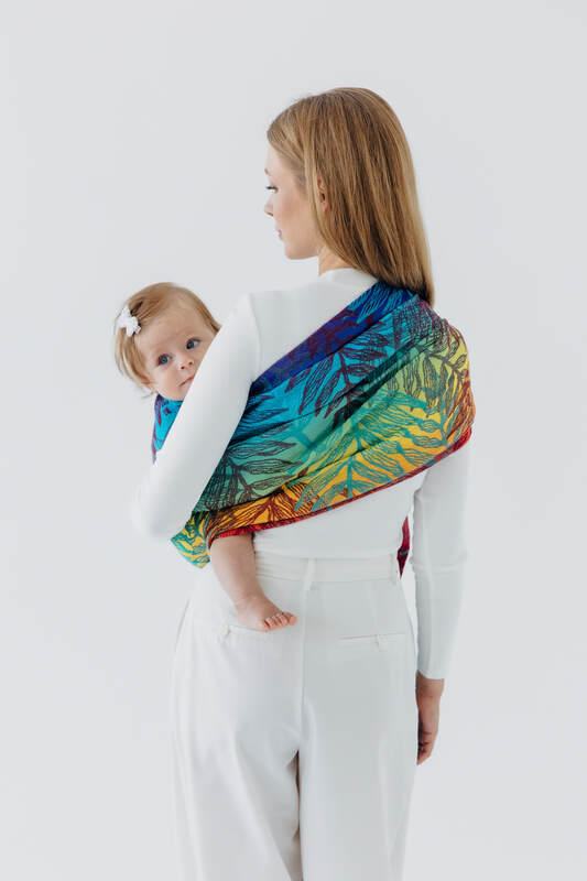 Sling cu inele, Mărime Standard 1,8 m, RAINFOREST - CARNIVAL #babywearing