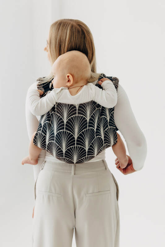 Lenny Buckle Onbuhimo PRO baby carrier, standard size, jacquard weave (100% cotton) - DECO - GRAINFIELDS #babywearing
