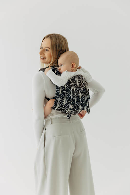 Lenny Buckle Onbuhimo PRO baby carrier, standard size, jacquard weave (100% cotton) - DECO - GRAINFIELDS #babywearing
