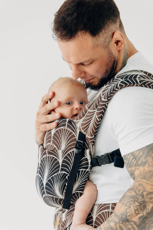 LennyLight Carrier, Standard Size, jacquard weave 100% cotton - DECO - GRAINFIELDS #babywearing