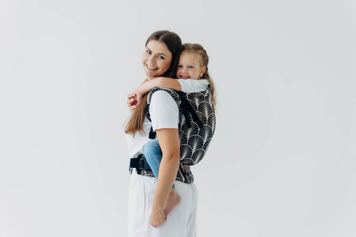 LennyPreschool Carrier, Preschool Size, jacquard weave (100% cotton) - DECO - GRAINFIELDS #babywearing