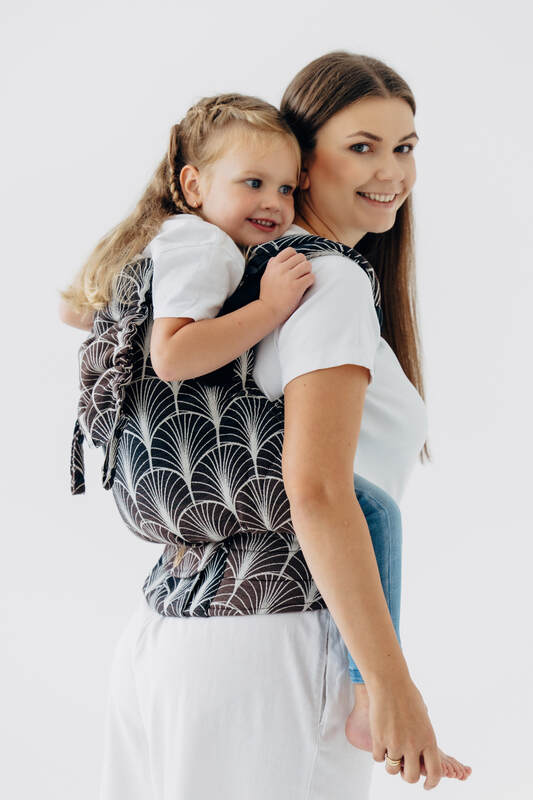 LennyPreschool Carrier, Preschool Size, jacquard weave (100% cotton) - DECO - GRAINFIELDS #babywearing