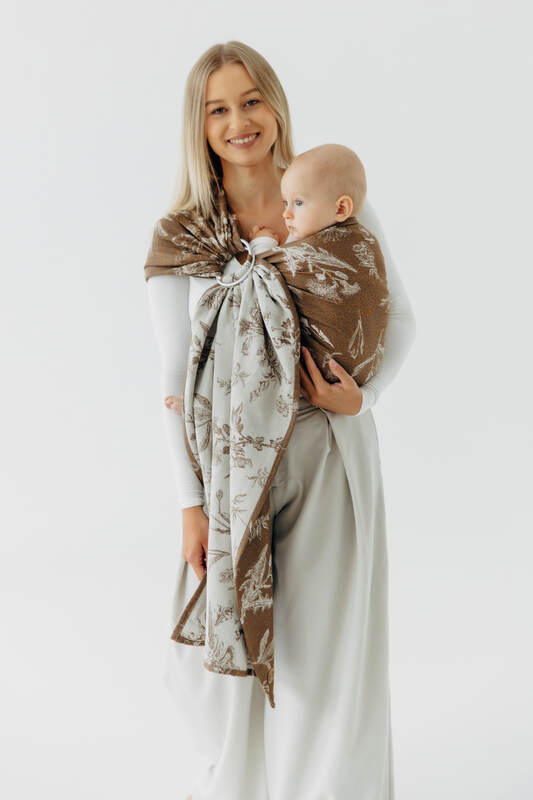 Sling cu inele, Mărime Standard 1,8 m, HERBARIUM - RAINDROPS #babywearing