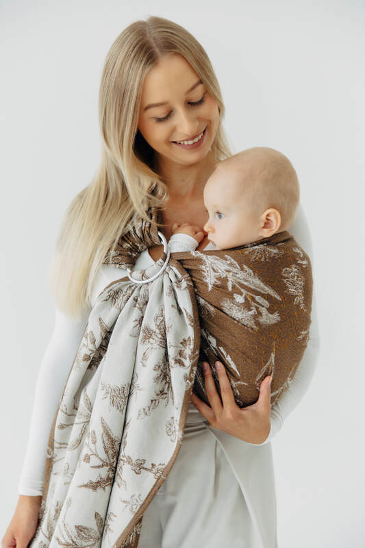 Sling cu inele, Mărime Standard 1,8 m, HERBARIUM - RAINDROPS #babywearing