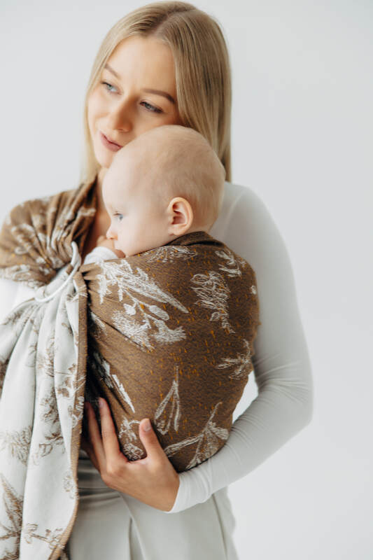 Sling cu inele, Mărime Standard 1,8 m, HERBARIUM - RAINDROPS #babywearing