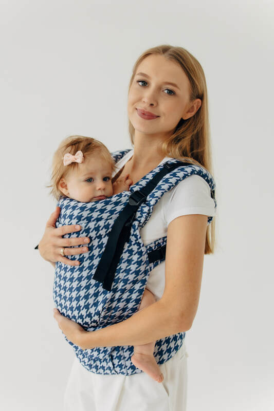 LennyUpGrade PRO - justerbar bæresele, Størrelse Standard, PATA DE GALLO - PUZZLE #babywearing