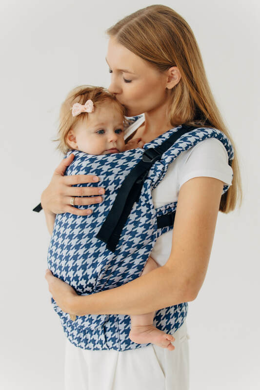 LennyUpGrade PRO - justerbar bæresele, Størrelse Standard, PATA DE GALLO - PUZZLE #babywearing