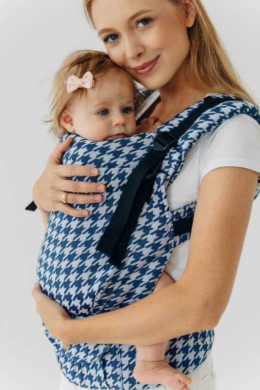 LennyUpGrade PRO - justerbar bæresele, Størrelse Standard, PATA DE GALLO - PUZZLE #babywearing