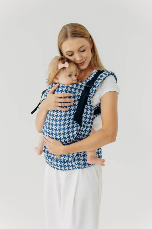 LennyUpGrade PRO - justerbar bæresele, Størrelse Standard, PATA DE GALLO - PUZZLE #babywearing