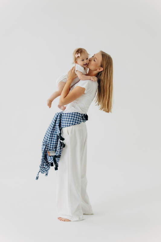 LennyUpGrade PRO - justerbar bæresele, Størrelse Standard, PATA DE GALLO - PUZZLE #babywearing