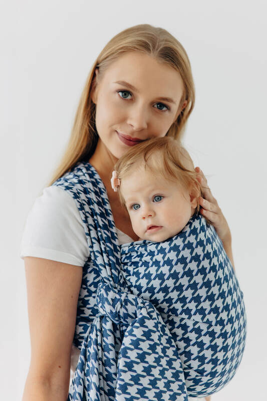 Fular țesut, Mărime Mărimea 4 (XS - 3,6 m), PATA DE GALLO - PUZZLE #babywearing