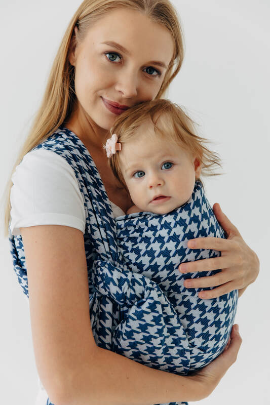 Fular țesut, Mărime Mărimea 4 (XS - 3,6 m), PATA DE GALLO - PUZZLE #babywearing