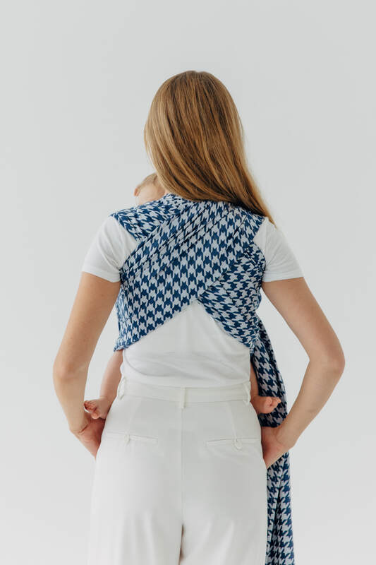 Fular țesut, Mărime Mărimea 4 (XS - 3,6 m), PATA DE GALLO - PUZZLE #babywearing