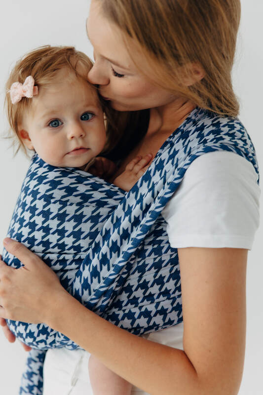 Fular țesut, Mărime Mărimea 4 (XS - 3,6 m), PATA DE GALLO - PUZZLE #babywearing