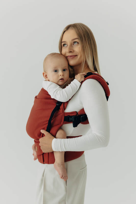 LennyUpGrade PRO Carrier, Standard Size, broken-twill weave 100% cotton - ROOIBOS #babywearing