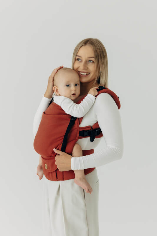 LennyUpGrade PRO Carrier, Standard Size, broken-twill weave 100% cotton - ROOIBOS #babywearing