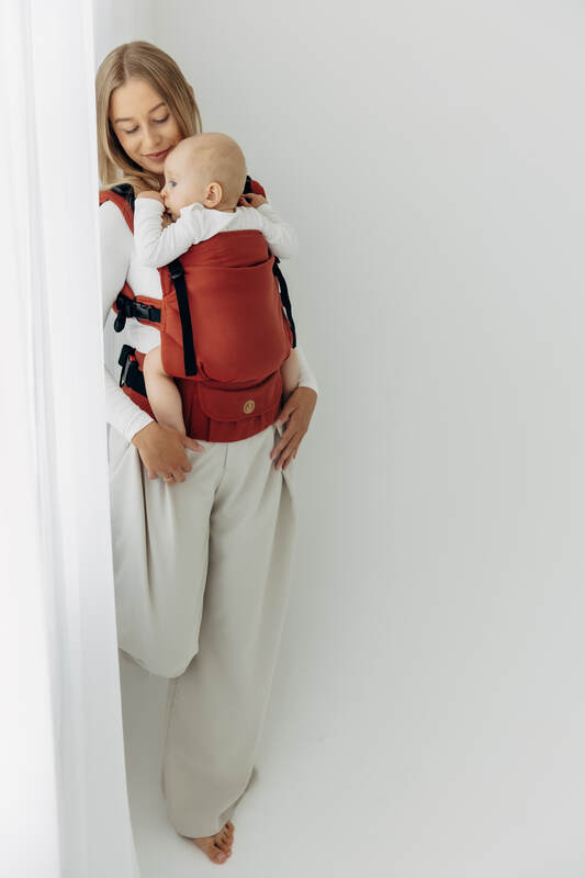LennyUpGrade PRO Carrier, Standard Size, broken-twill weave 100% cotton - ROOIBOS #babywearing