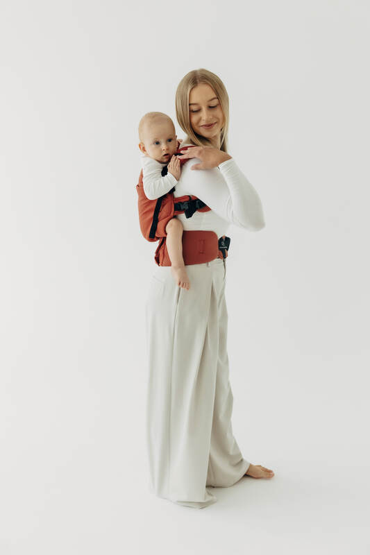 LennyUpGrade PRO Carrier, Standard Size, broken-twill weave 100% cotton - ROOIBOS #babywearing