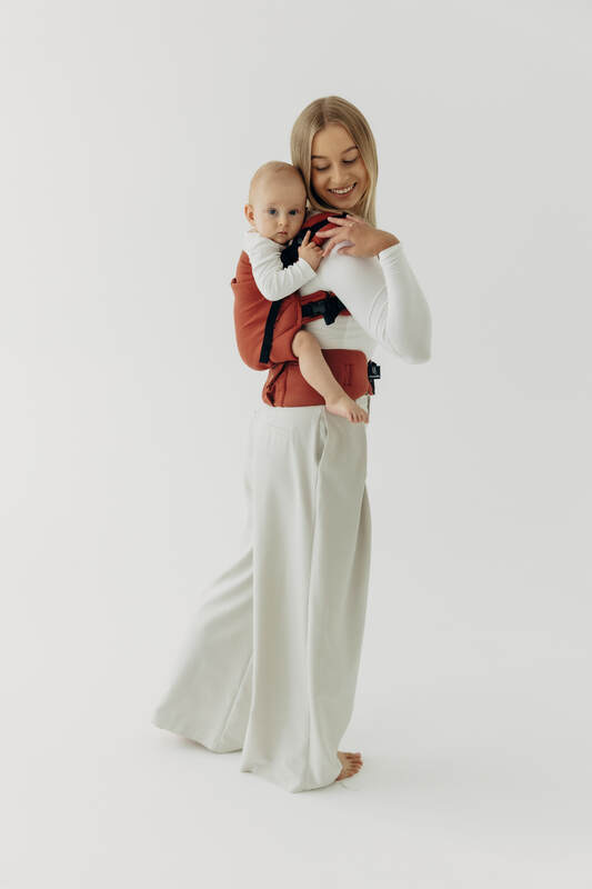 LennyUpGrade PRO Carrier, Standard Size, broken-twill weave 100% cotton - ROOIBOS #babywearing