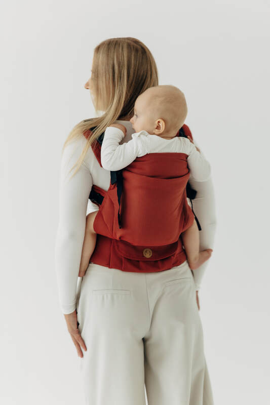 LennyUpGrade PRO Carrier, Standard Size, broken-twill weave 100% cotton - ROOIBOS #babywearing