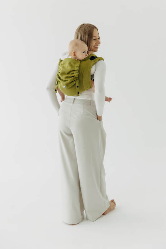 Lenny Buckle Onbuhimo PRO baby carrier, standard size, broken-twill weave (100% cotton) - SENCHA #babywearing