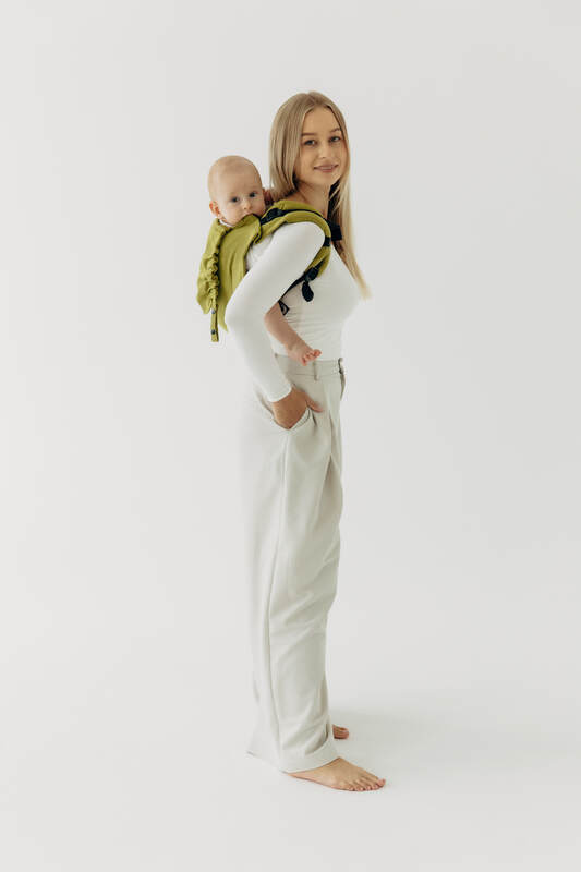 Lenny Buckle Onbuhimo PRO baby carrier, standard size, broken-twill weave (100% cotton) - SENCHA #babywearing