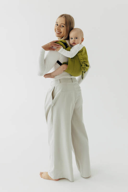 Lenny Buckle Onbuhimo PRO baby carrier, standard size, broken-twill weave (100% cotton) - SENCHA #babywearing