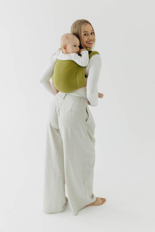 Lenny Buckle Onbuhimo PRO baby carrier, standard size, broken-twill weave (100% cotton) - SENCHA #babywearing
