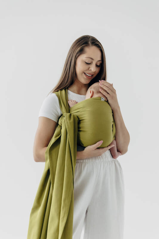 Tragetuch, Kreuzköper-Bindung (100% Baumwolle) - SENCHA - Größe M #babywearing