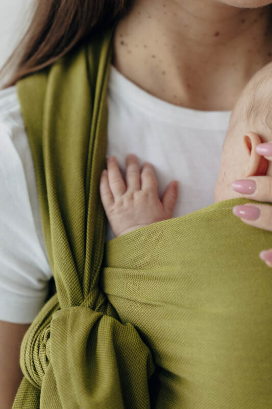 Tragetuch, Kreuzköper-Bindung (100% Baumwolle) - SENCHA - Größe M #babywearing