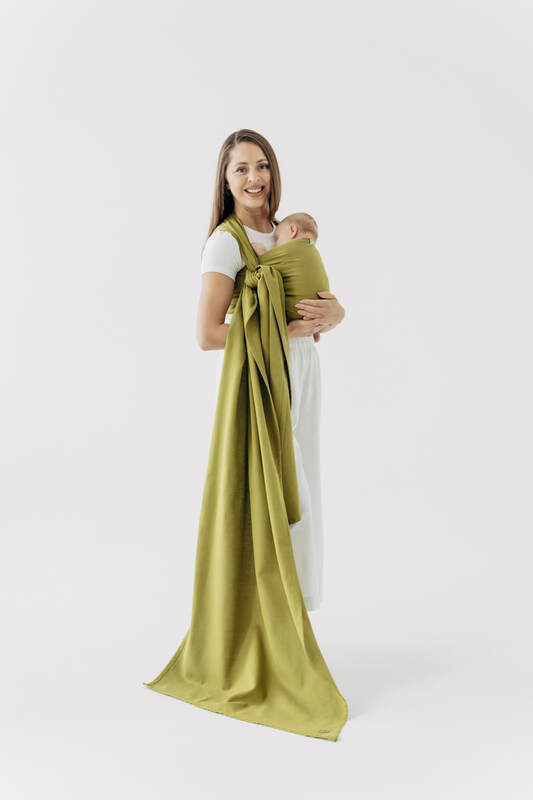 Tragetuch, Kreuzköper-Bindung (100% Baumwolle) - SENCHA - Größe M #babywearing