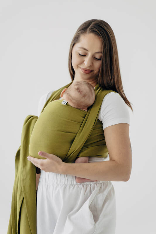 Tragetuch, Kreuzköper-Bindung (100% Baumwolle) - SENCHA - Größe M #babywearing