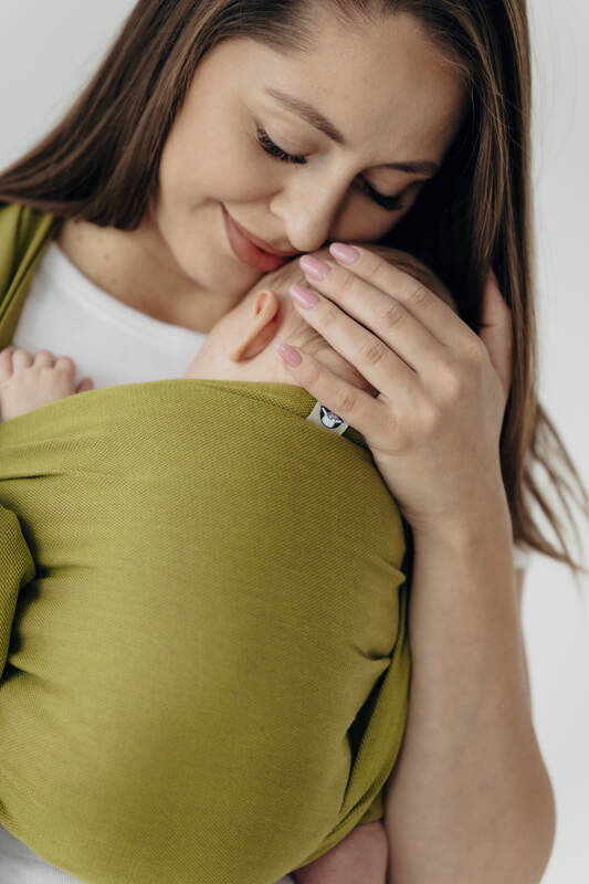 Tragetuch, Kreuzköper-Bindung (100% Baumwolle) - SENCHA - Größe M #babywearing