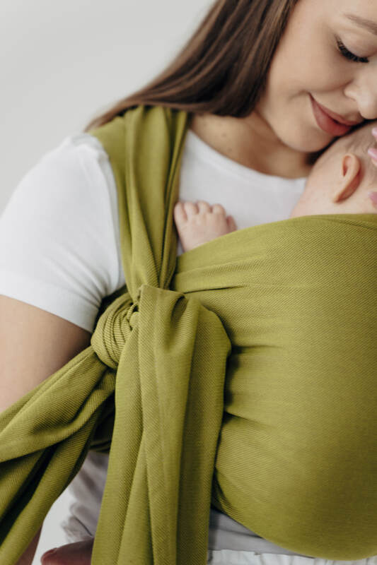 Tragetuch, Kreuzköper-Bindung (100% Baumwolle) - SENCHA - Größe M #babywearing