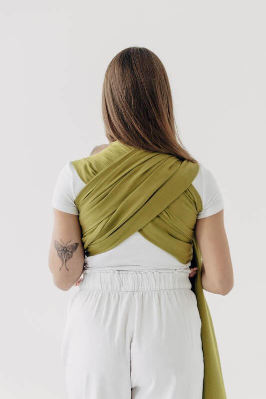 Tragetuch, Kreuzköper-Bindung (100% Baumwolle) - SENCHA - Größe M #babywearing