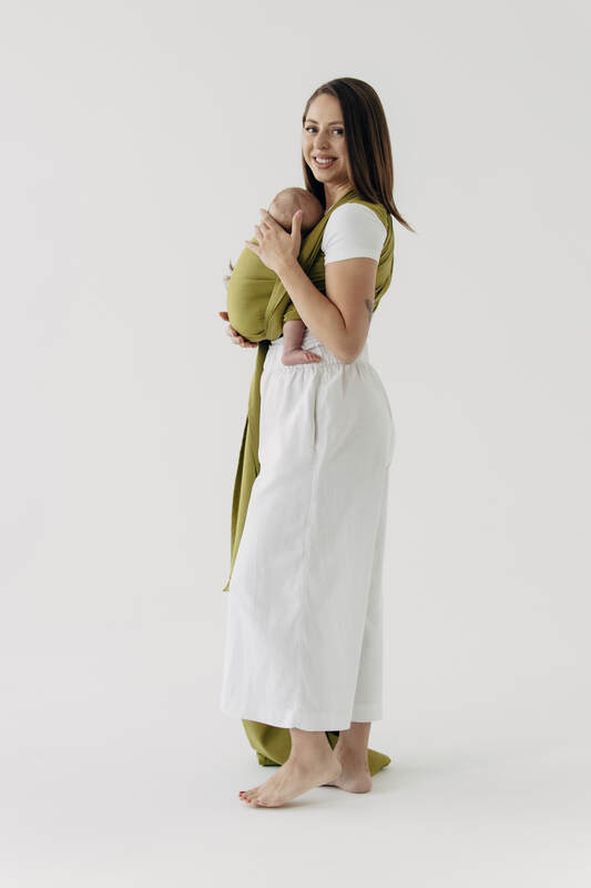 Tragetuch, Kreuzköper-Bindung (100% Baumwolle) - SENCHA - Größe M #babywearing